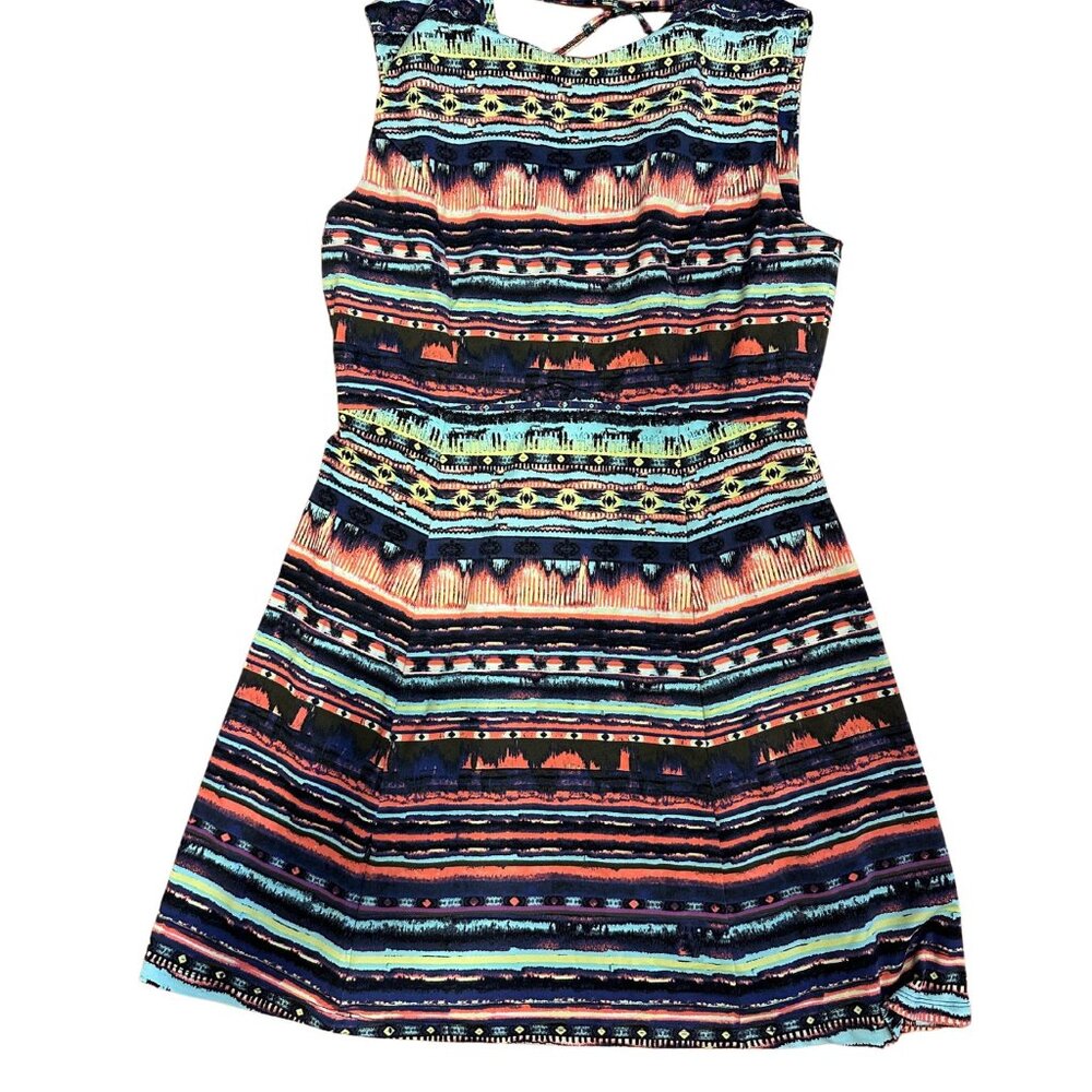 Title Nine Vibrant Tribal Print Dress - Size M